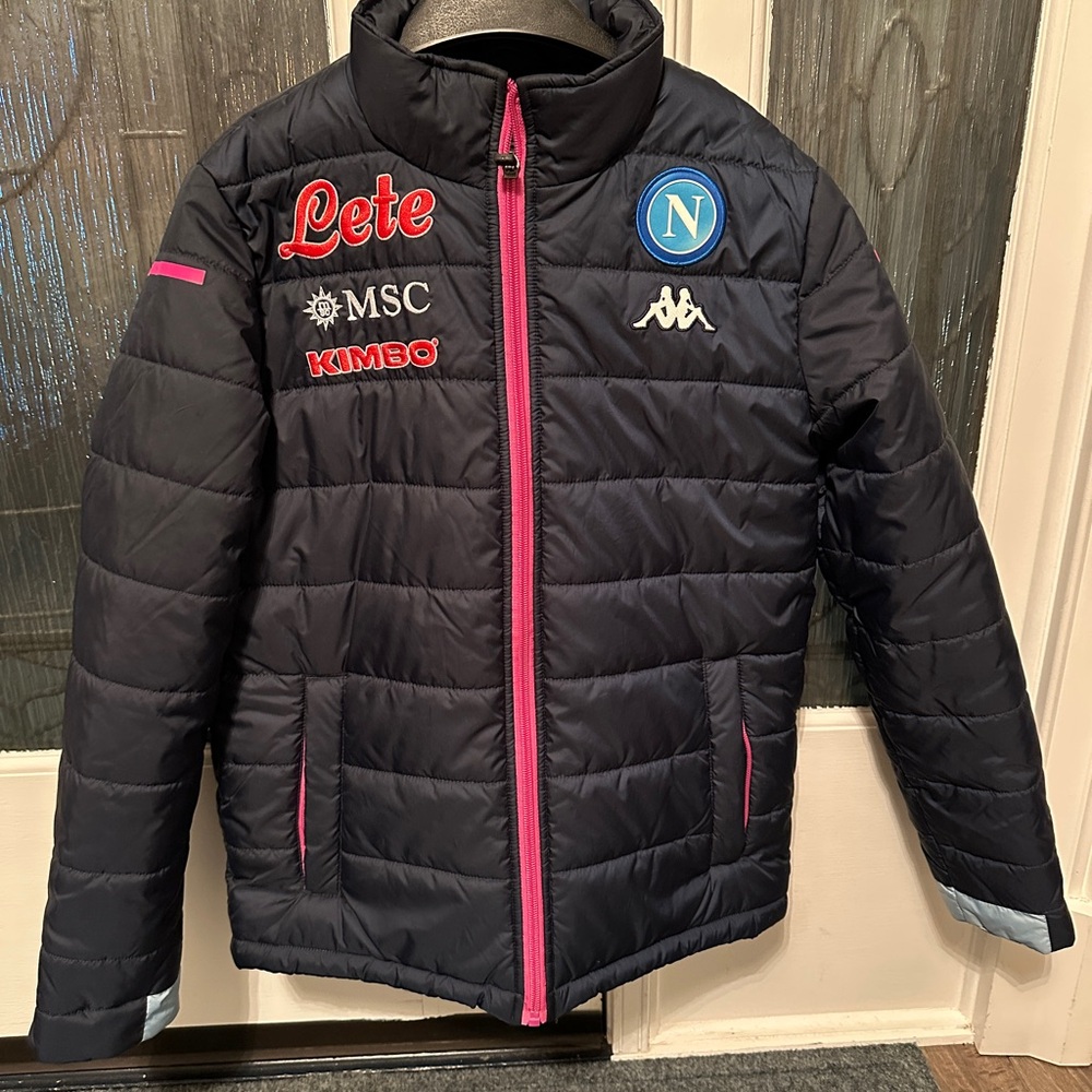 Size 10-12 boys Napoli jacket worn once